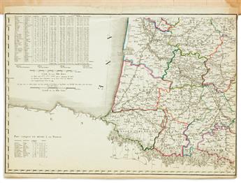 (FRANCE.) Composite atlas of eighteenth-century engraved mapsheets.